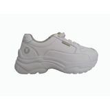 Zapatilla Escolar Chunky Blanca