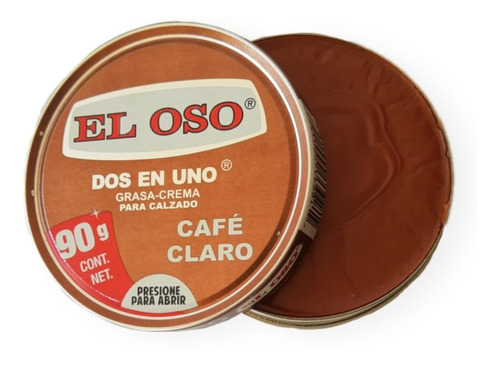 Kit De 6 Grasas Oso 2 En 1 Cafe Claro 90 Gr