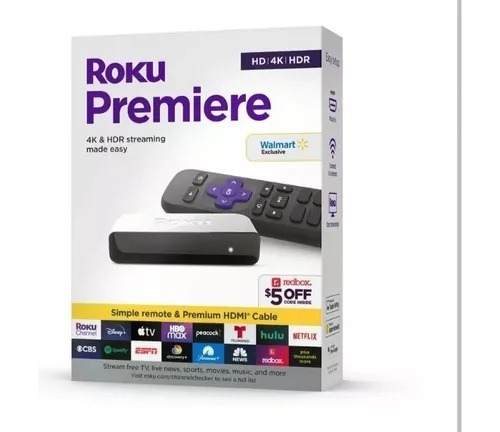 Roku Premiere 4k Con Control Remoto 3920rw Meda Flores