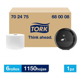 Tork Dispensador + Smartone® Adv Hd 6 Rollos / 1150 Hjs