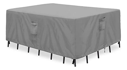 Cubre Muebles De Patio Impermeable 110  Gris