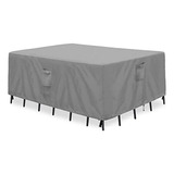 Cubre Muebles De Patio Impermeable 110  Gris