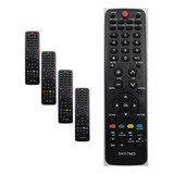 Kit 5 Controle Remoto Compatível Com Tv H Buster Led/lcd