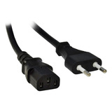 Cable De Poder Para Pc A 220v Tipo C13 Color Poder C13-pc