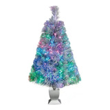 Arbol De Navidad Fibra Optica 81.28 Cm De  Colores