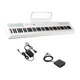 Piano Teclado Artesia 88 Teclas Sensitivo + Pedal + Fuente 