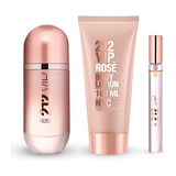 Set 212 Vip Rose De Carolina Herrera 3pzs Edp 80ml