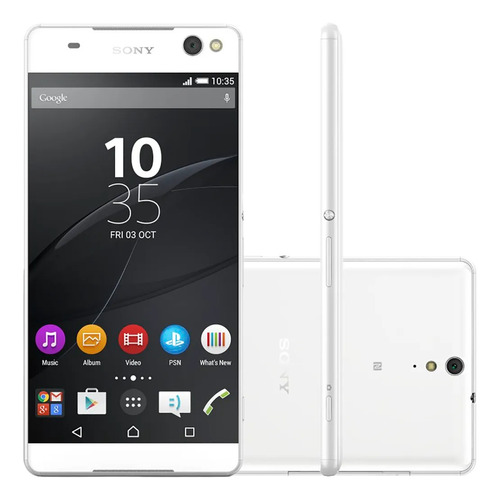 Smartphone Sony Xperia C5 Ultra 16gb Branco 3g Tela 6 