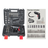 Kit Taladro Eléctrico 47pcs.. 6v Inalámbrico Destornillador