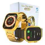 Relogio Smartwatch Ultra Gold Mini 24k Feminino 48mm