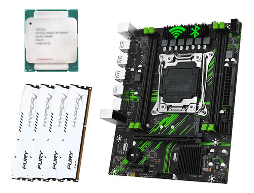 Kit Placa Mãe X99 + Xeon 2680 V4 + 64gb Ddr4 + Brindes