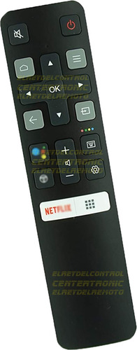 Control Remoto Smart Tv 4k Para Rca Rc802v Xc32sm Xc40sm Tcl