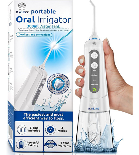Water Flosser For Teeth Cleaning & Whitening, 2 Years Supply
