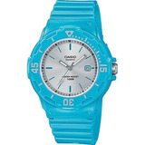 Reloj Casio Azul Para Dama Mod. Lrw-200h-2e3vcf 
