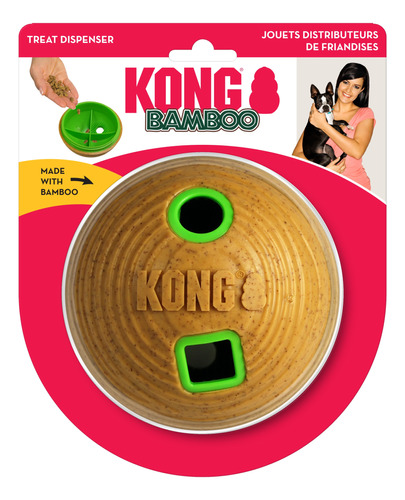 Kong Juguete Perro Bamboo Feeder Ball Rellenable