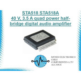Sta518 Sta518a 40 V, 3.5 A Quad Power Half-bridge Digital Au