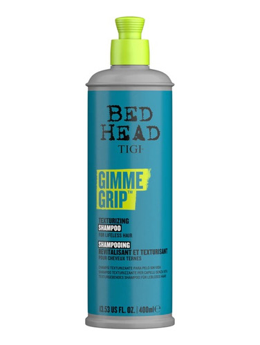 Tigi Bed Head Gimme Grip Shampoo Texturizante Volumen 400ml