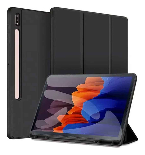 Capa Smart + Película Para Galaxy Tab S8+ / S7+ Plus / Fe 12