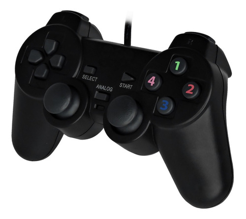 Controle Joystick Usb Analógico Dualshock Para Pc E Notebook