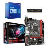 Kit Processador Core I5-10400f + Gigabyte B460m + 8gb Ddr4