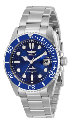 Reloj Para Dama Invicta Pro Diver 30480 Azul Color De La Correa Acero Inoxidable