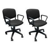 Sillón Barberia Oficina Neumatico Peluqueria Pack X2 