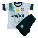 Kit Conjunto Infantil Do Palmeiras Branco 