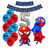 Combo Kit Deco Fiesta Globos Hombre Araña 6