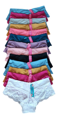 Boxer De Mujer Sexii Pack De 12 Pzas Resalta Pompis 