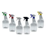 Botellas De Plastico Con Atomizador 1 Litro Envases Pet X 6 