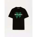 Playera Oversize Palm Angels Monogram Spray Milano