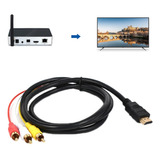 Hdmi To Av/3rca Tv Audio Video Cable