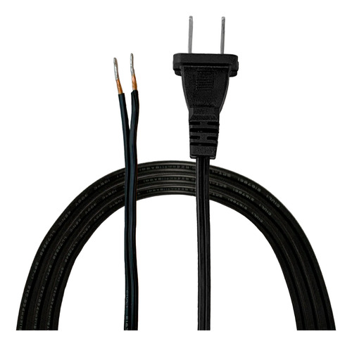 Extension Electrica Con Enchufe Cable Duplex 2 Polos 2 Mts 