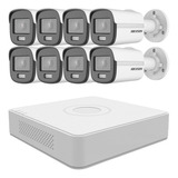 Kit Ip Hikvision Nvr 8ch Poe + 8 Cam Ip 2mp Colorvu Martinez