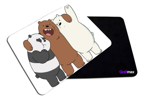 Mousepad Liso 20x17 Cm Escandolosos We Bare Bears Grafimax