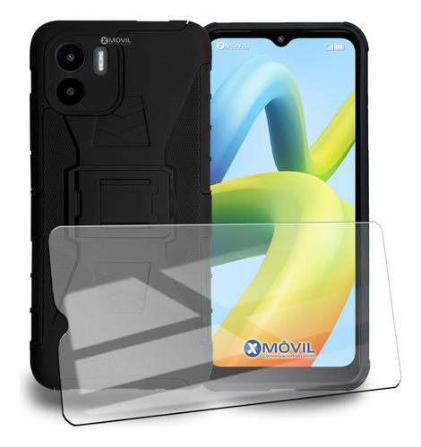 Funda Protector Para Xiaomi Redmi A2 Uso Rudo Clip