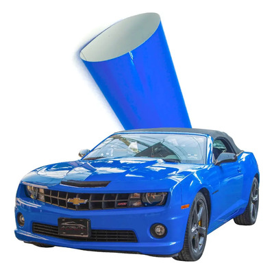 Vinil Wrap Azul Electrico Brillante Autoelite Supreme 1x1.5m | Envío gratis