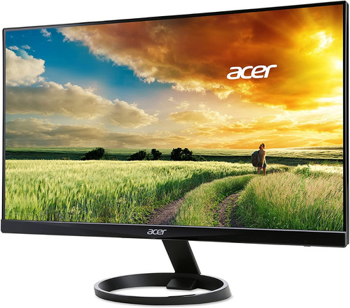 Monitor Acer R240hy Bidx Pantalla Ancha Ips Hdmi Dvi 23.8'' Color Negro