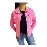 Chaqueta Jeans Mezclilla Colors Woman Mujer