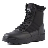 Bota Swat Táctica Militar Caza Coyote-negro Airsoft. Sport 