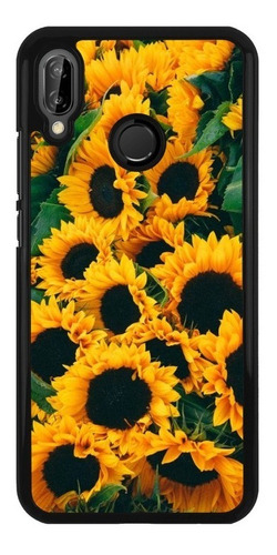 Funda Protector Para Huawei Flores Girasoles Mujer Moda 2