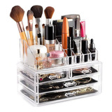 Caja Organizador Cosmeticos Maquillajes Cosmetiqueros 008 Or