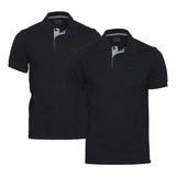 Kit 2 Camisas Polo Social Masculina Algodão Premium Ogochi 
