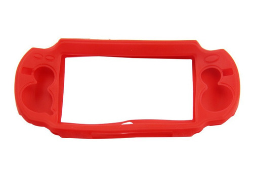 Funda Silicon Compatible Con Ps Vita 1000 Rojo