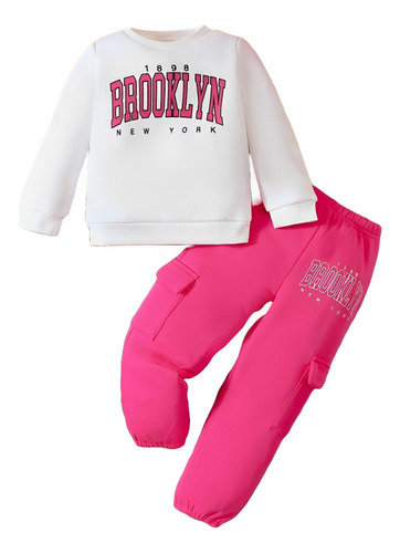 Conjunto Moletom Infantil Brooklyn Blogueira Juvenil Inverno