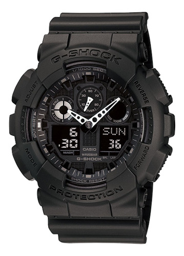 Reloj G-shock Ga-100-1a1 Resina Negro Hombre