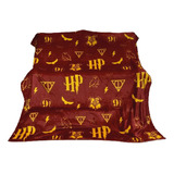 Cobija Harry Potter Griffindor 160x180cm Con Ovejero