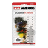 Kit 15 Moscas Fly Pesca Waterdog Streamers Anzuelos #6 - #8