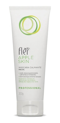 Máscara Calmante Facial Apple Skin 200g Fler