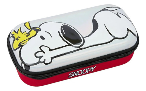 Estuche Lápices Snoopy Peanuts Escolar Rígido Mooving